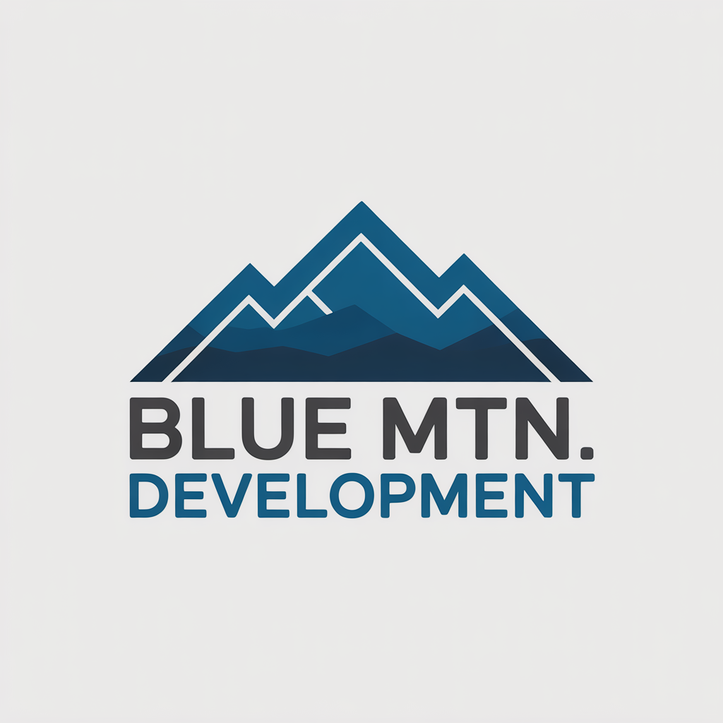 Logo for Vanguard Construction: Yellow house outline with tools, blue and yellow color scheme.