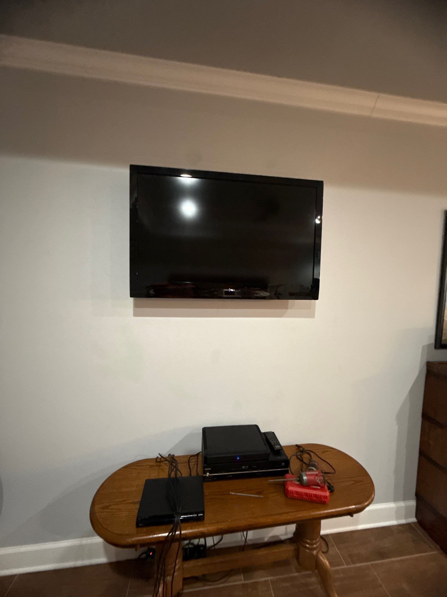 Basic TV installation by insured technicians in [city, state]