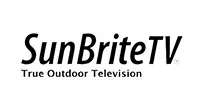 The sunbrite tv logo is a true outdoor television brand.