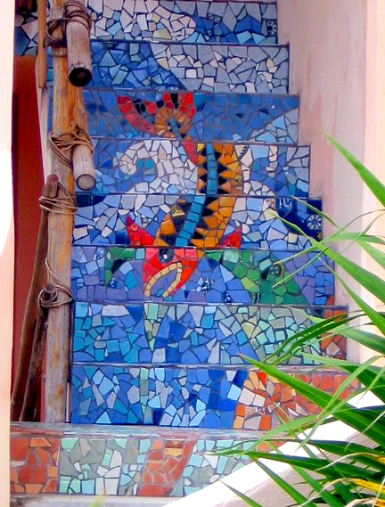 Mosaic stairway to Palenque #5 
