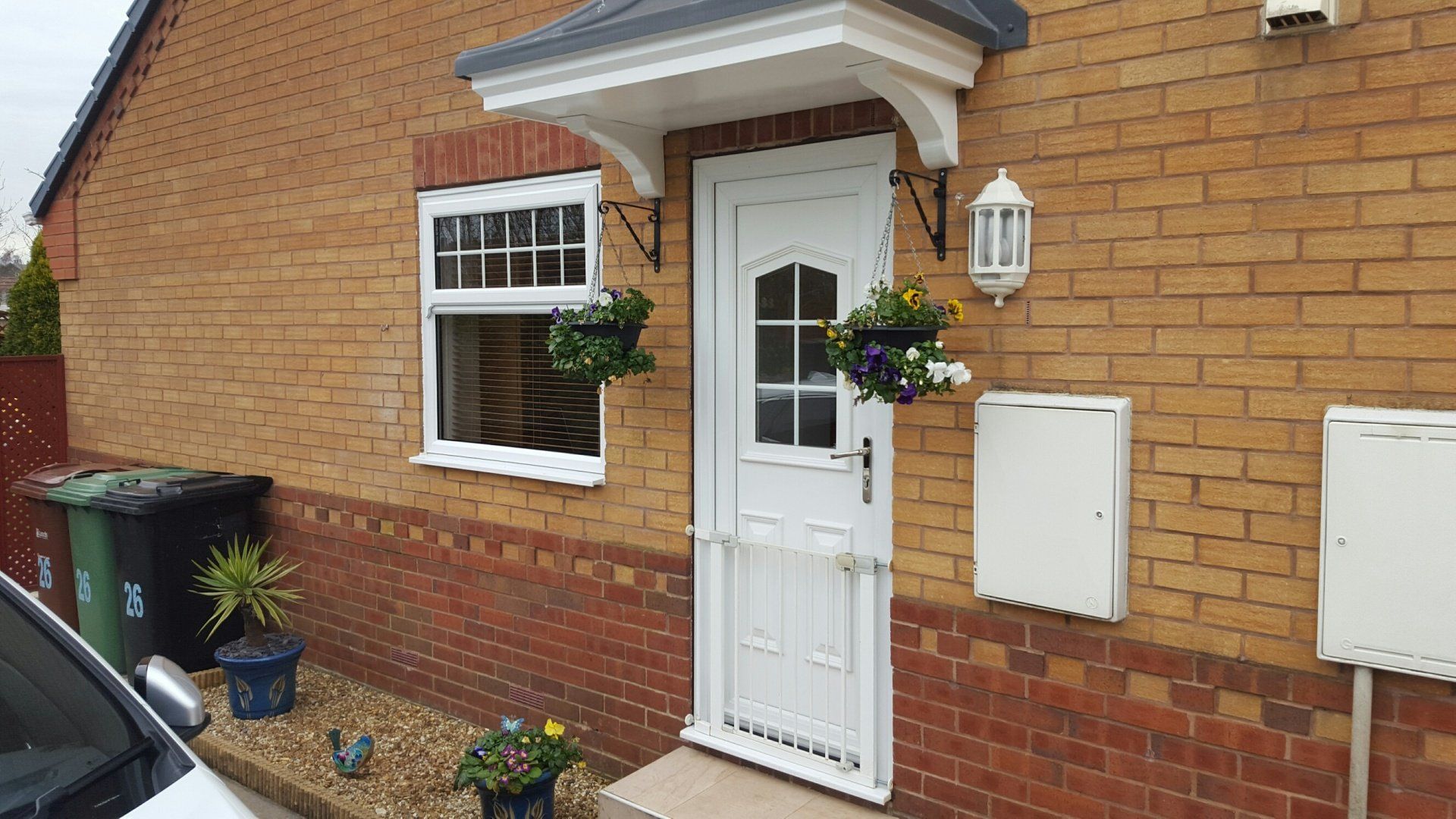 white pvc kitchen door