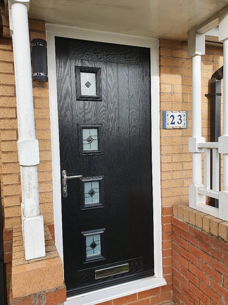 black 4 lite door