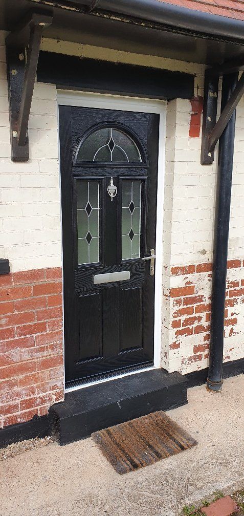 black composite door