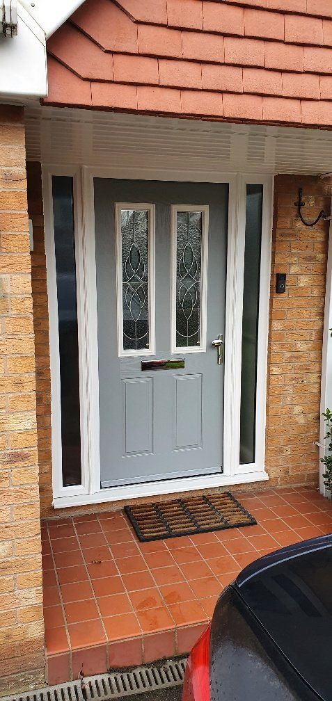 light grey composite door
