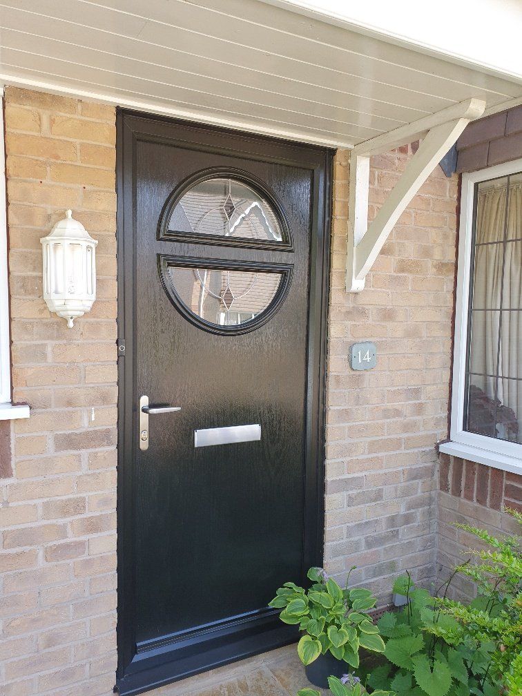 double moon composite door