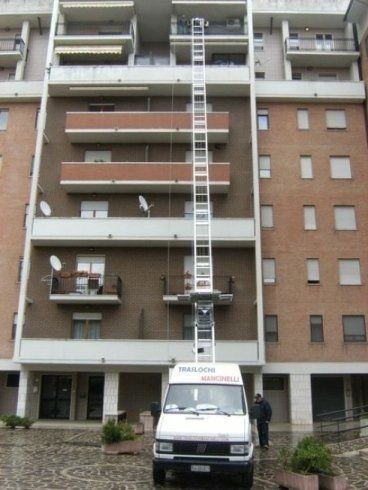 Trasloco all'ultimo piano