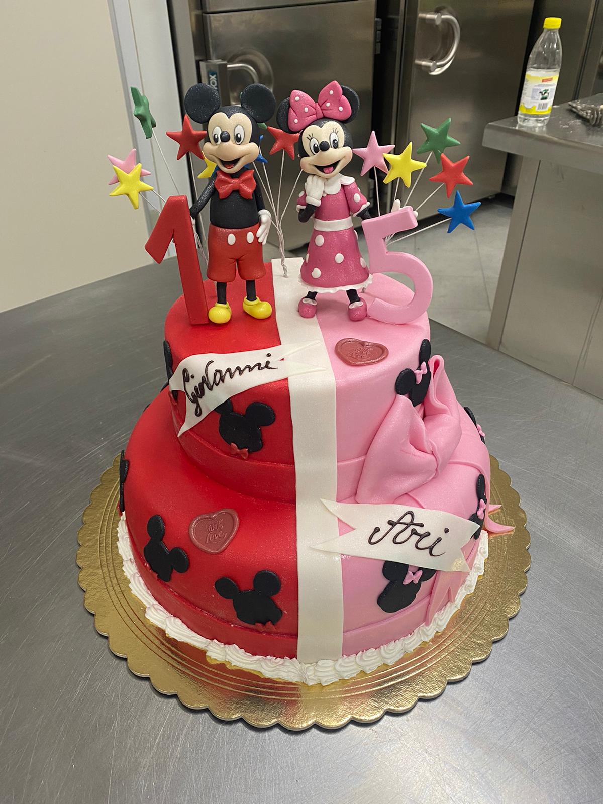 torta minnie e topolino