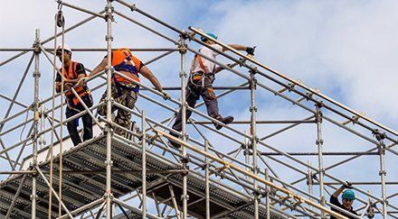 Scaffolding work throughout the Midlands