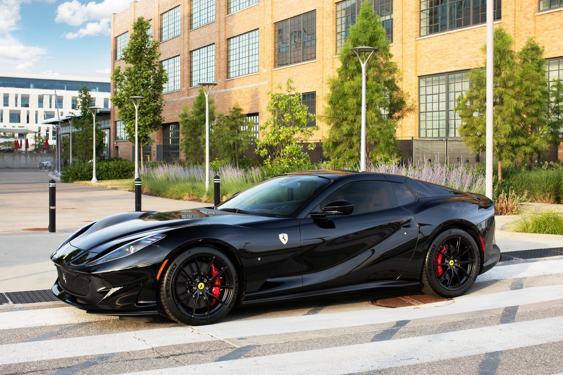 ferrari with tinted windows