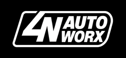 White logo on a black background, reading "4N AUTO WORX" inside a rounded rectangle.