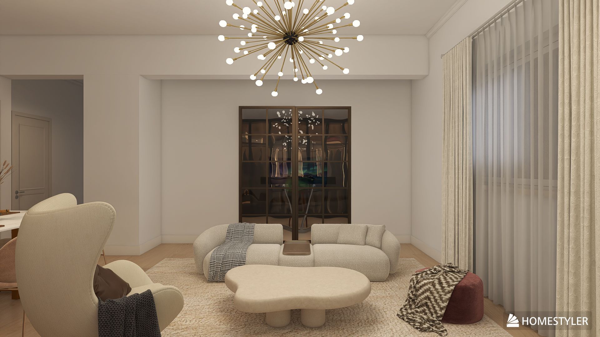 soggiorno classico contemporaneo