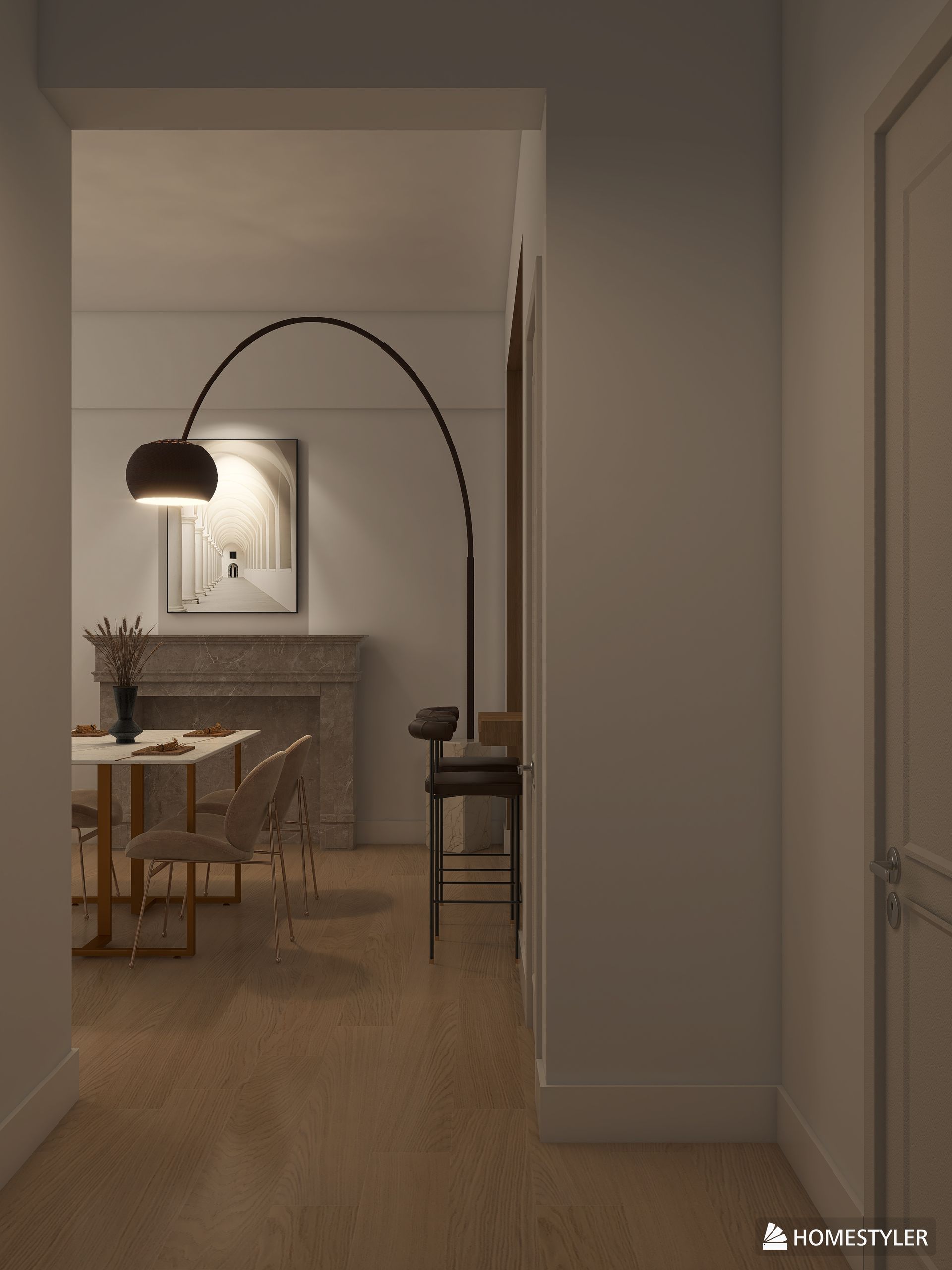 soggiorno classico contemporaneo