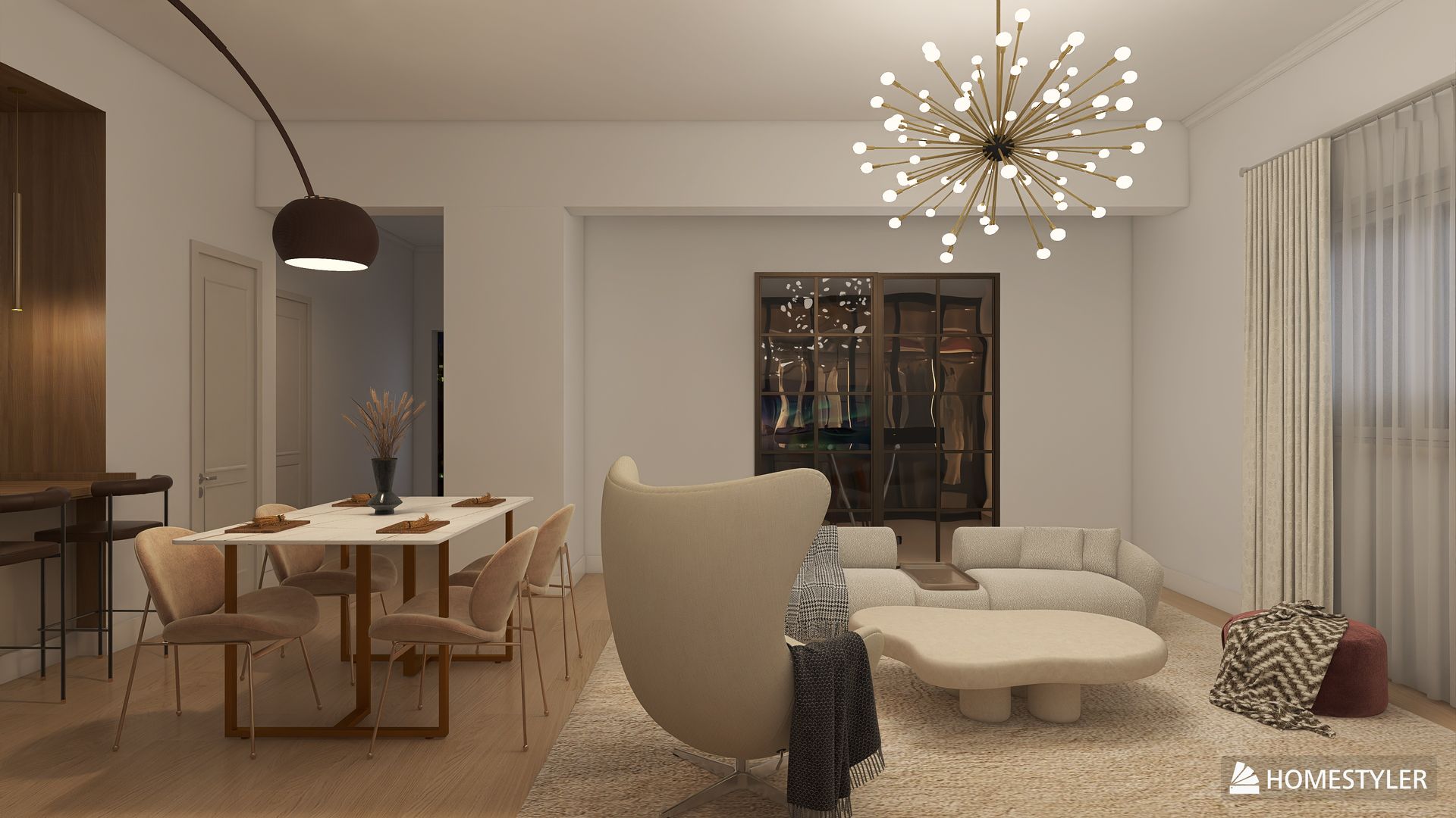 soggiorno classico contemporaneo