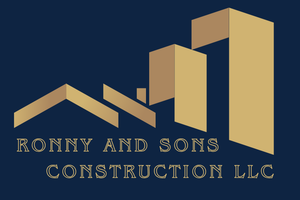 Ronny and Sons Construction Logo