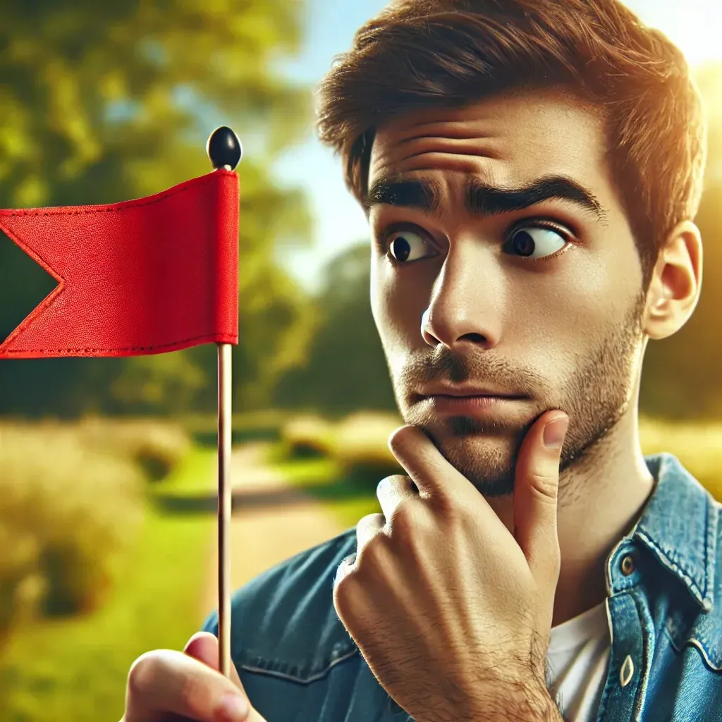 a man finding red flags in his potential moving company