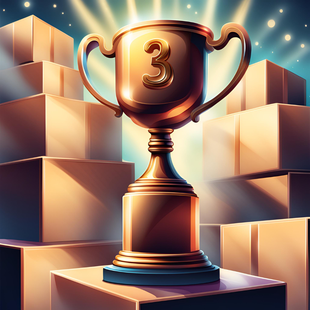 Third best mover trophy 