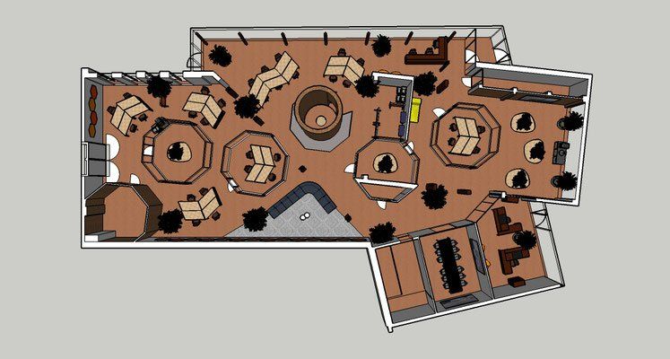 Interieurontwerp_Interieuradvies_Arnhem_Kantoorpand_Overmorgen_Amersfoort_plattegrond_sketchup