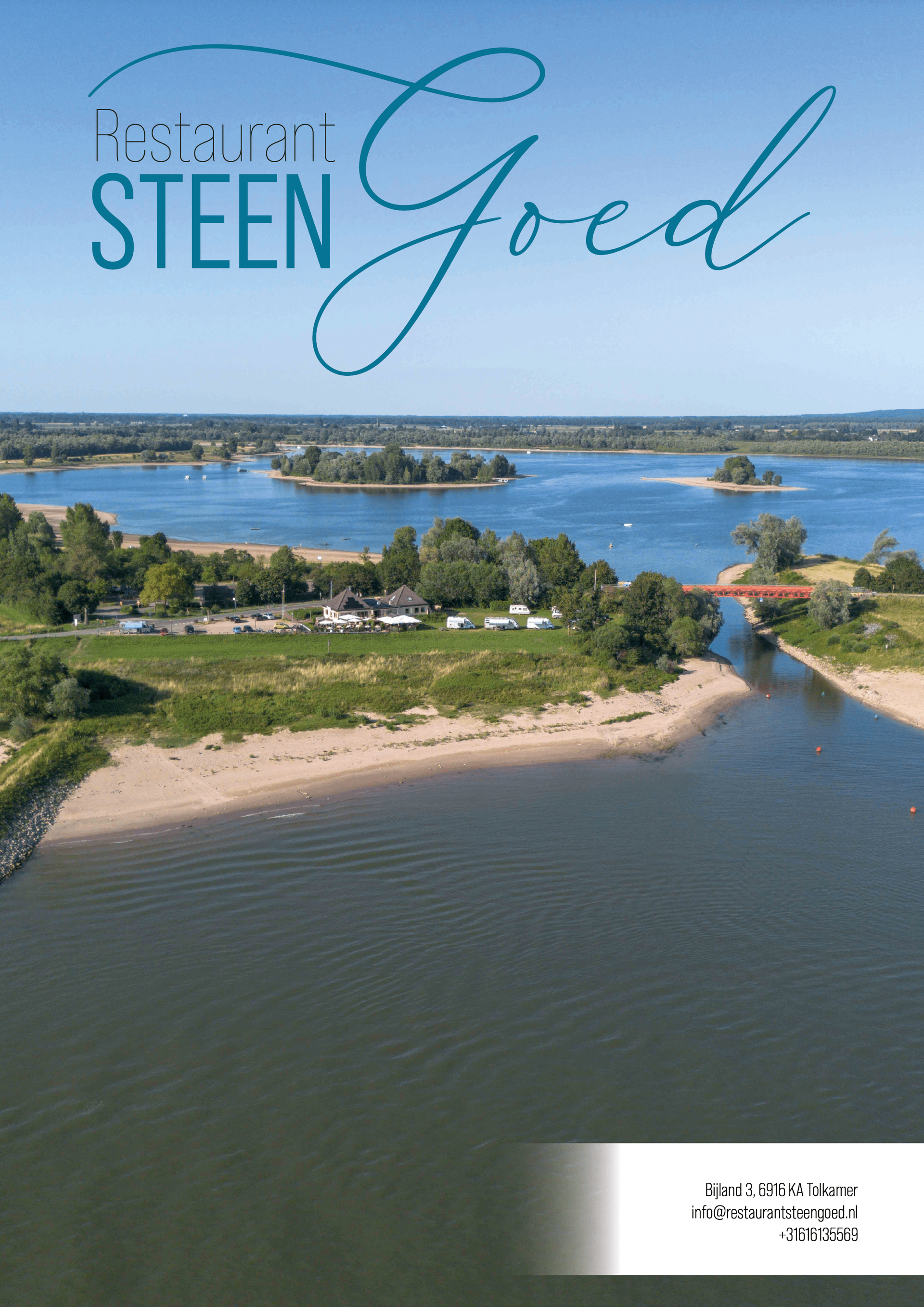 Menukaart Zhendesign Tolkamer de Bijland Steengoed Arnhem