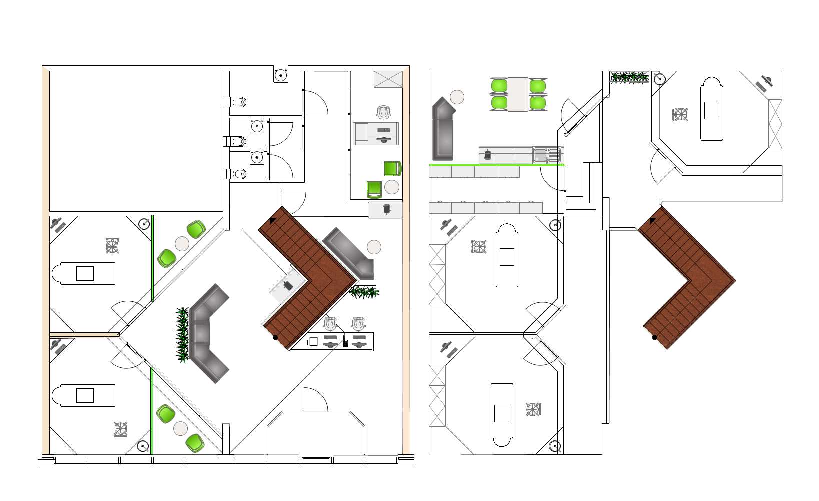 Interieurontwerp_Interieuradvies_Arnhem_Medische Kliniek_plattegronden