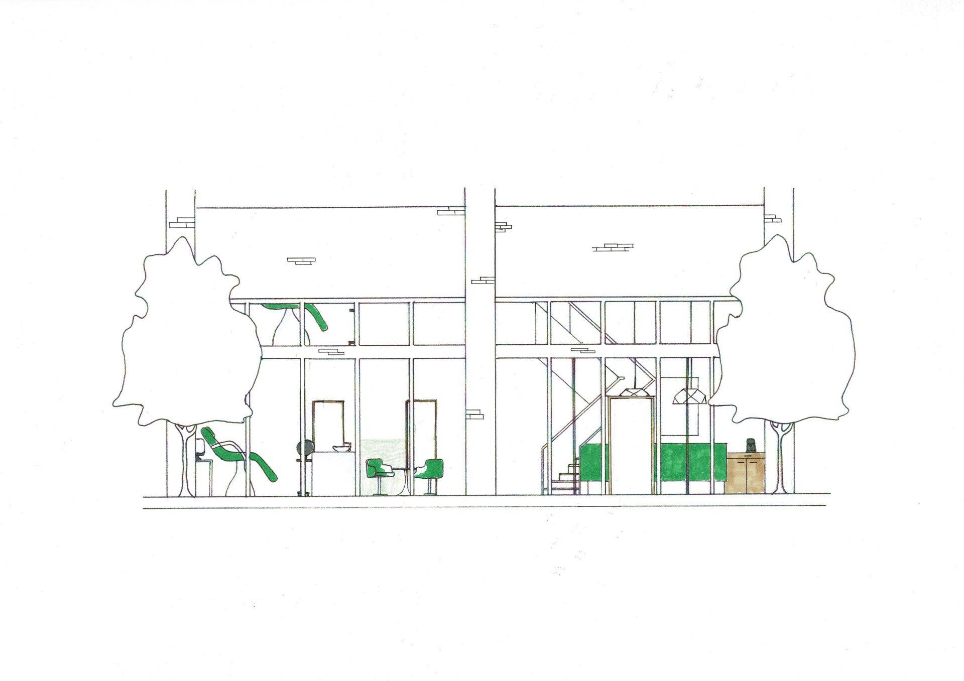 Interieurontwerp_Interieuradvies_Arnhem_Medische Kliniek_gevel aanzicht