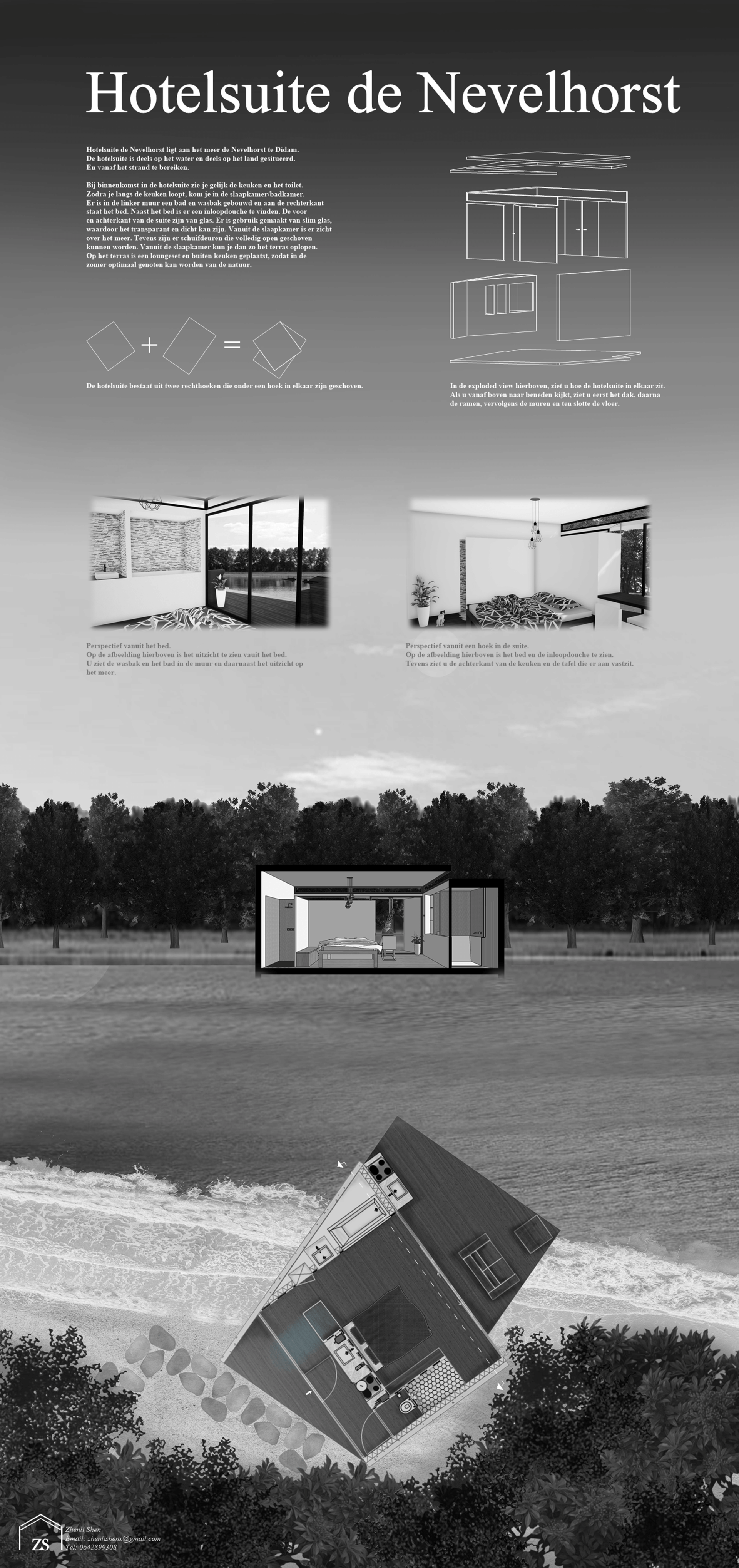 Interieurontwerp_Interieuradvies_Arnhem_Hotelsuite_De Nevelhorst_Didam_presentatieposter