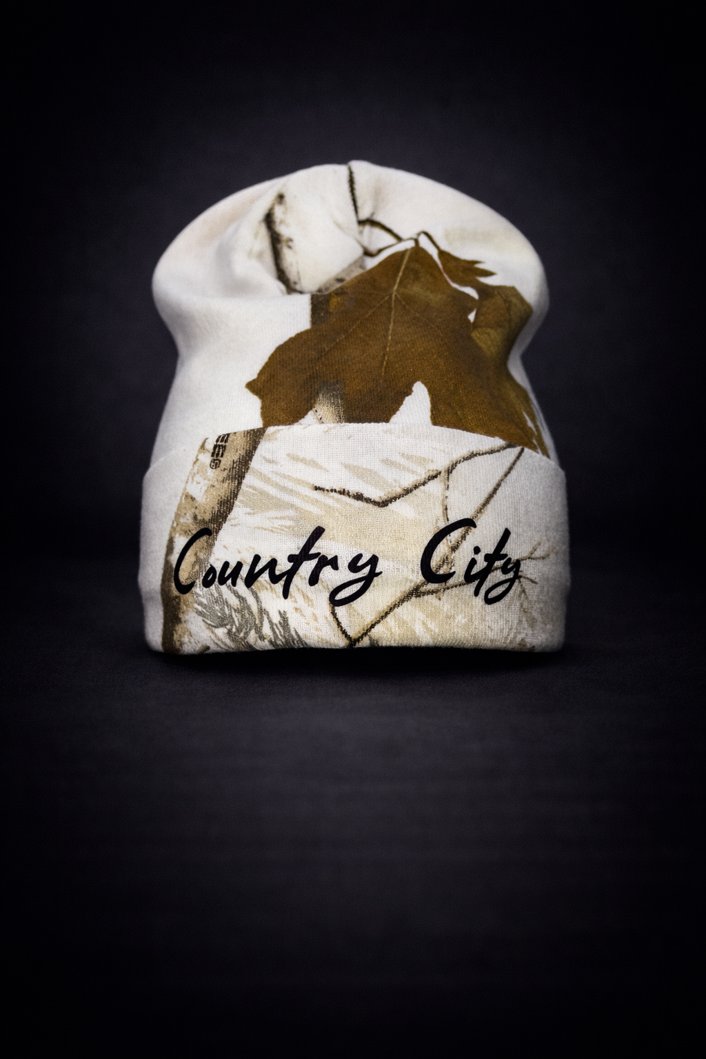 Country City White Real Tree AP Beanie