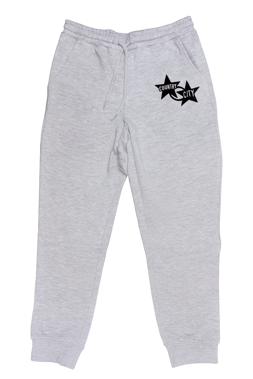 Country City Stars Grey Jogger Sweatpants
