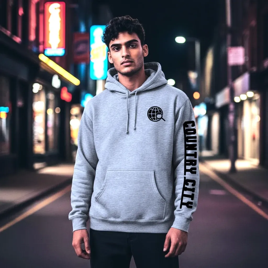 Grey Country City Hoodie