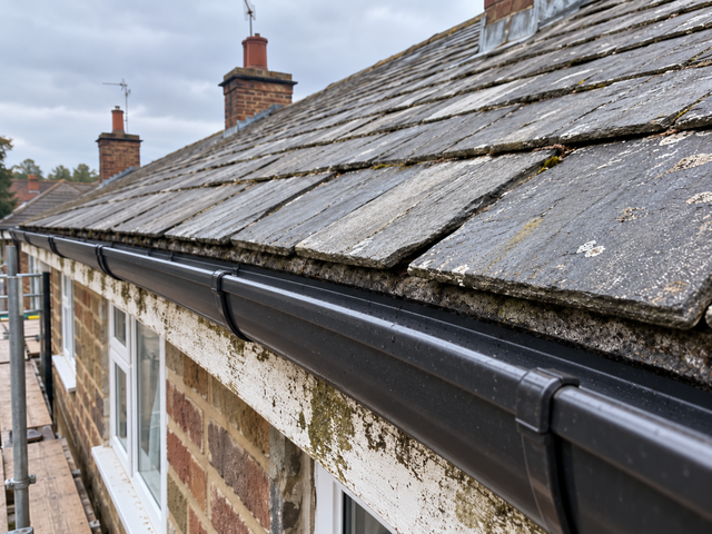 New guttering fitted by Roofers Walkden