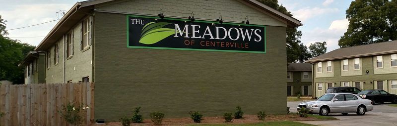Building Sign Exterior | The Meadows of Centerville