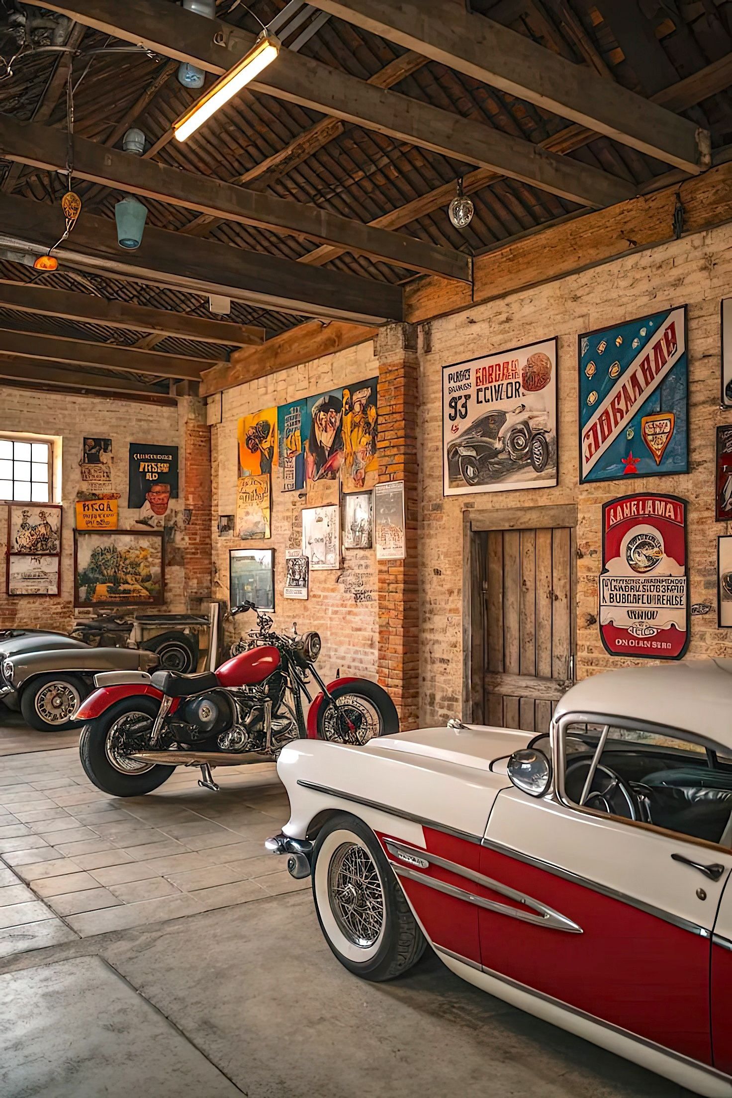vintage workshop, mancave
