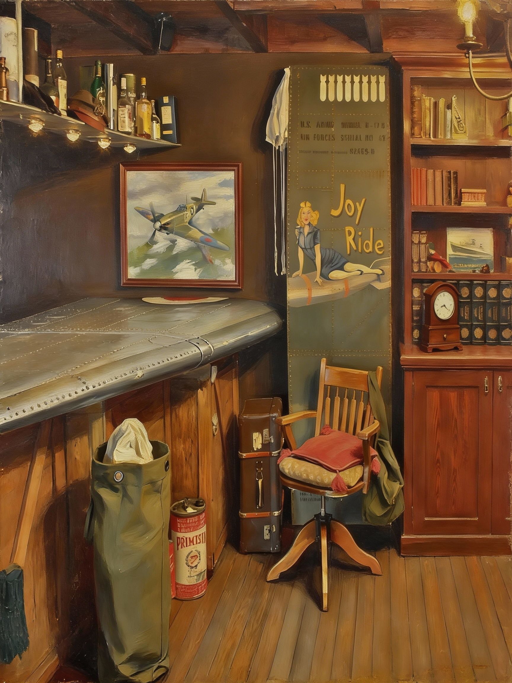 waanzinnig luchtvaart interieur