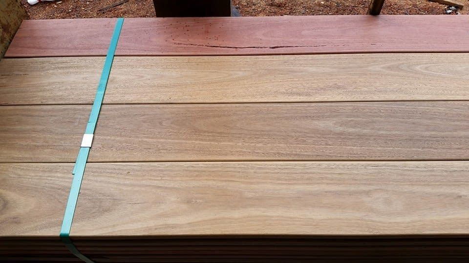 A Piece Of Wood With A Blue Tape Around It — Eungella Sawmill In Crediton, QLD