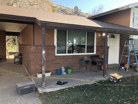 Before Outside of the House — Ogden, UT — Miller Siding