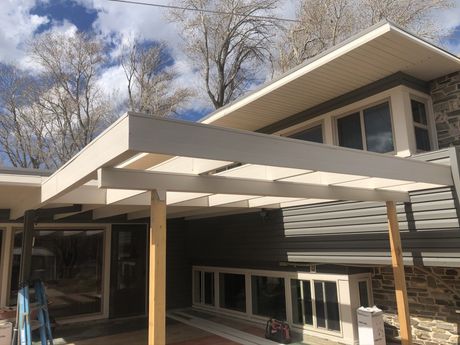 After Side View of House Garage — Ogden, UT — Miller Siding