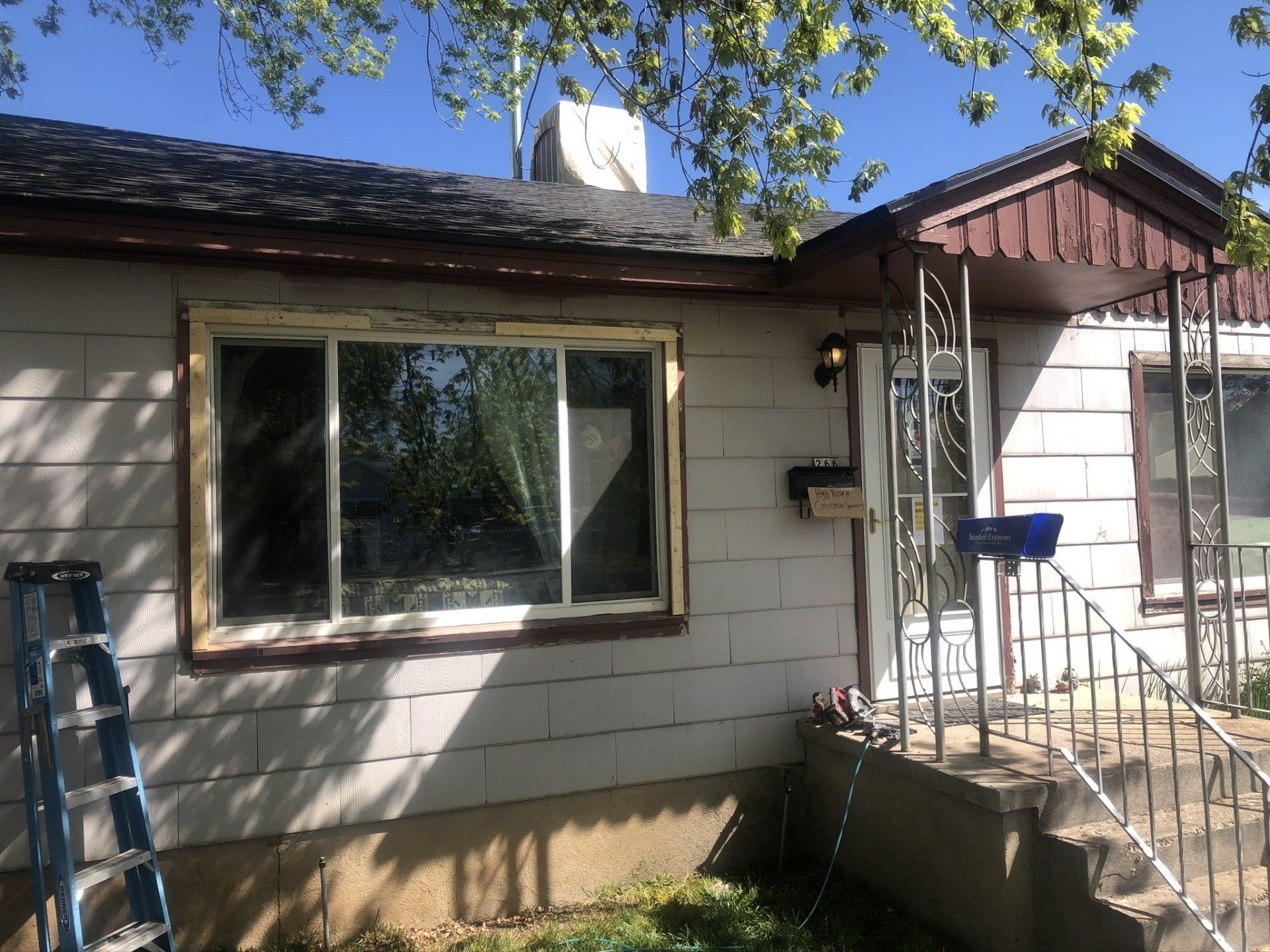 Front View of  Home to be Renovated — Ogden, UT — Miller Siding