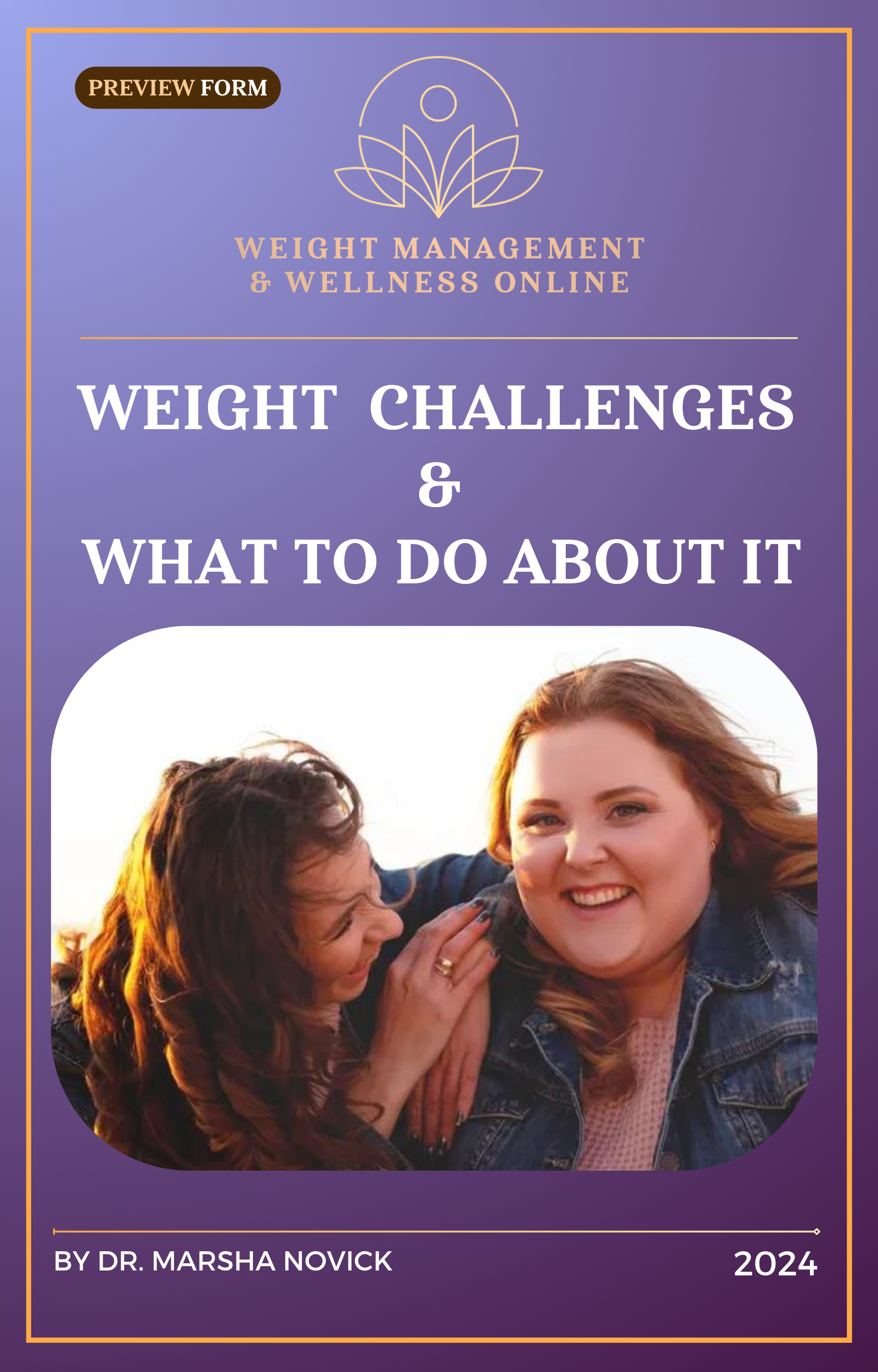 A book titled weight challenges and what to do about it