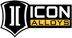 Logo for Icon Alloys featuring a shield icon with a stylized double-I symbol next to the text 