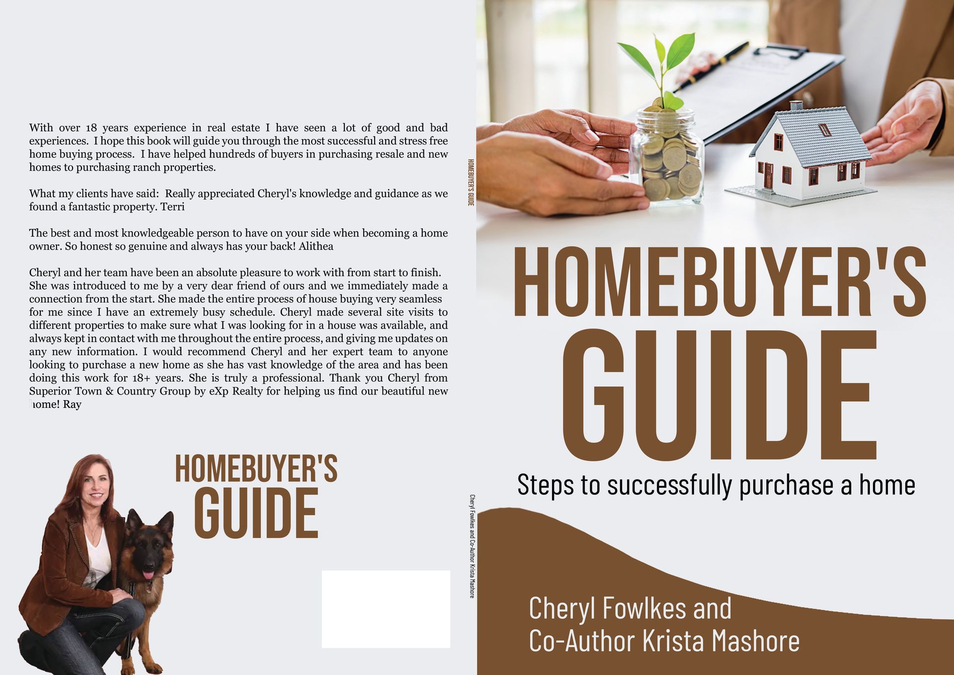 The cover of a book titled homebuyer 's guide