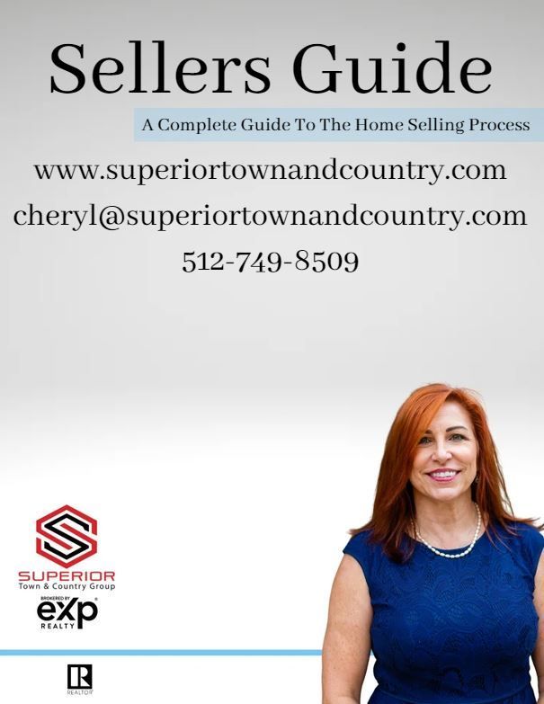 A woman with red hair is on the cover of a sellers guide