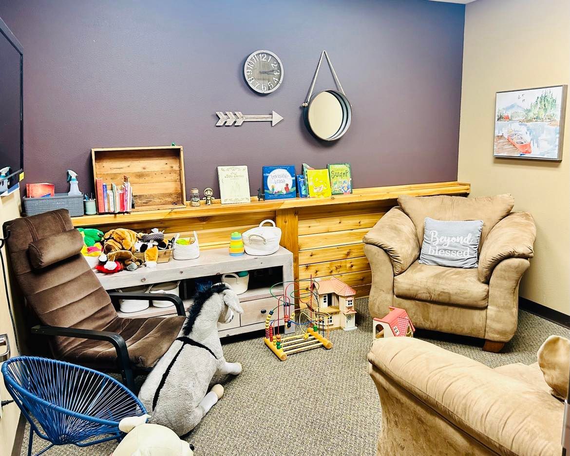 Family room filled with furniture.