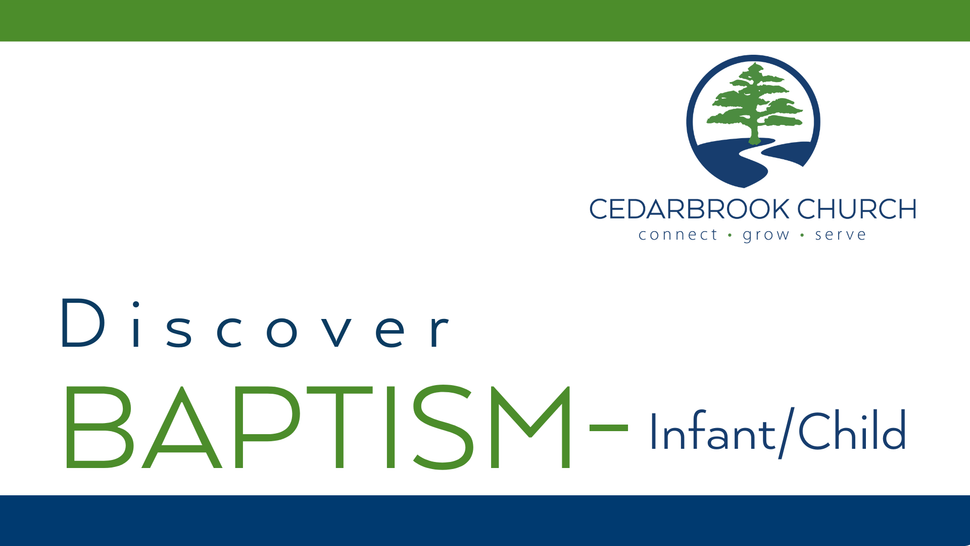 A discover membership card for cedarbrook church