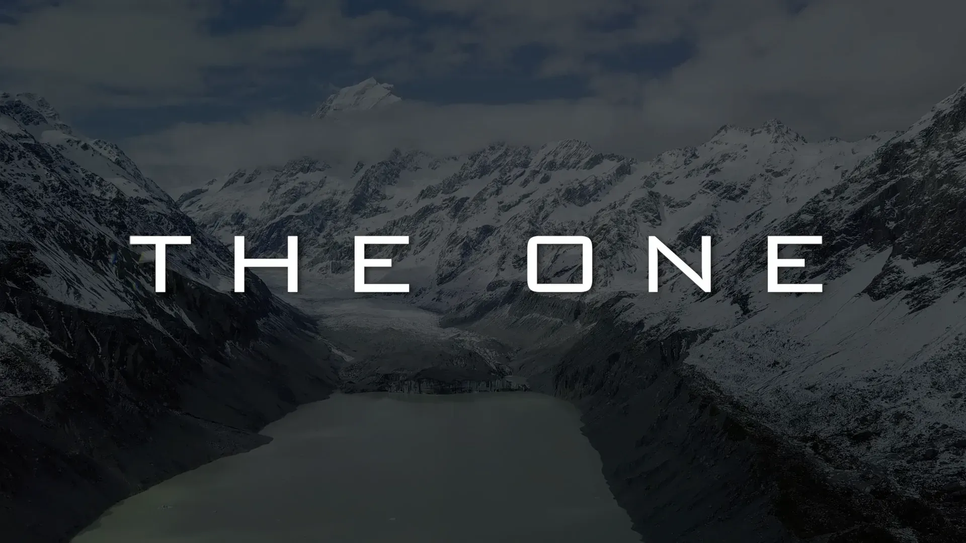 The word the one is on a mountain with snow on it.