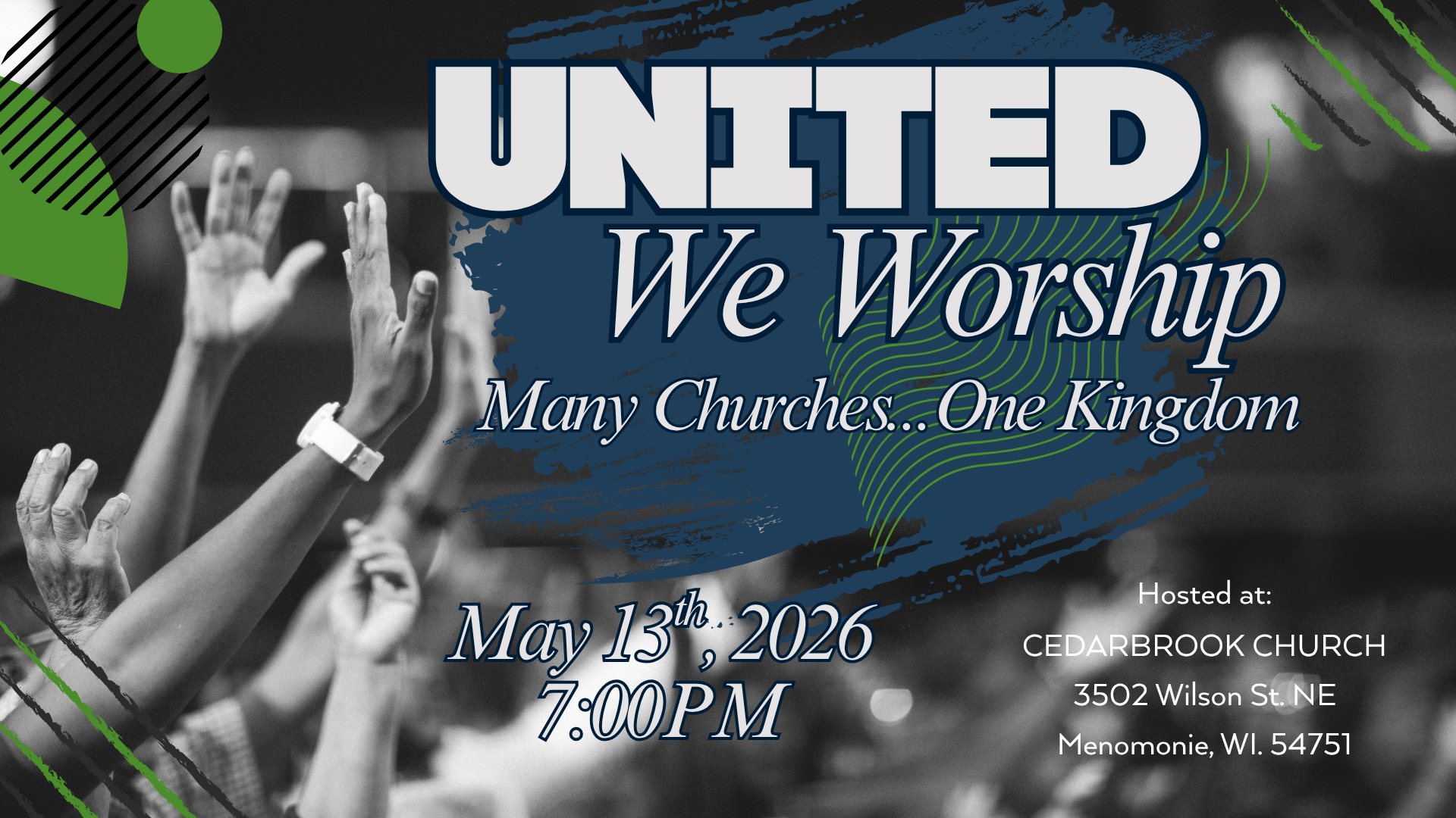 Faith Foundations banner: Cross image on a hill with 