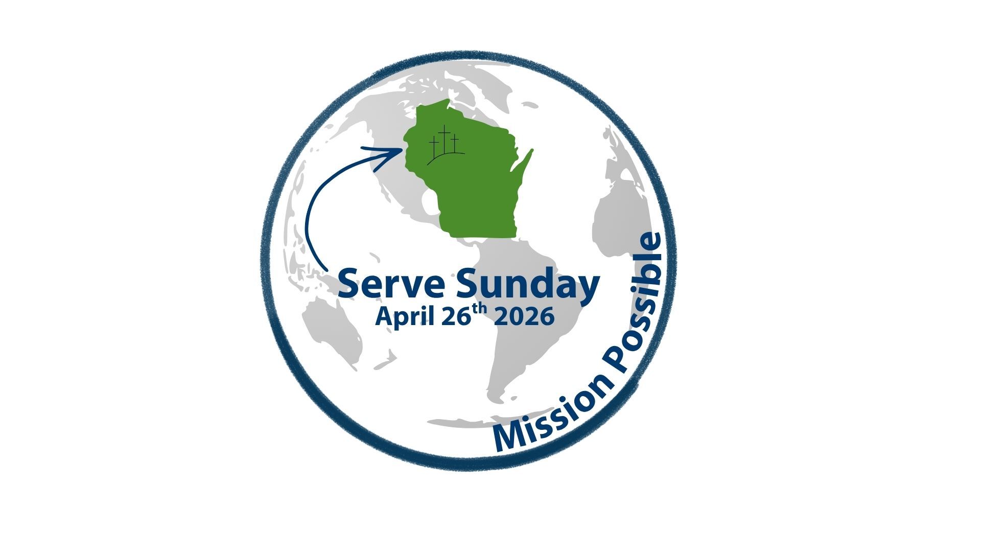 Faith Foundations banner: Cross image on a hill with 