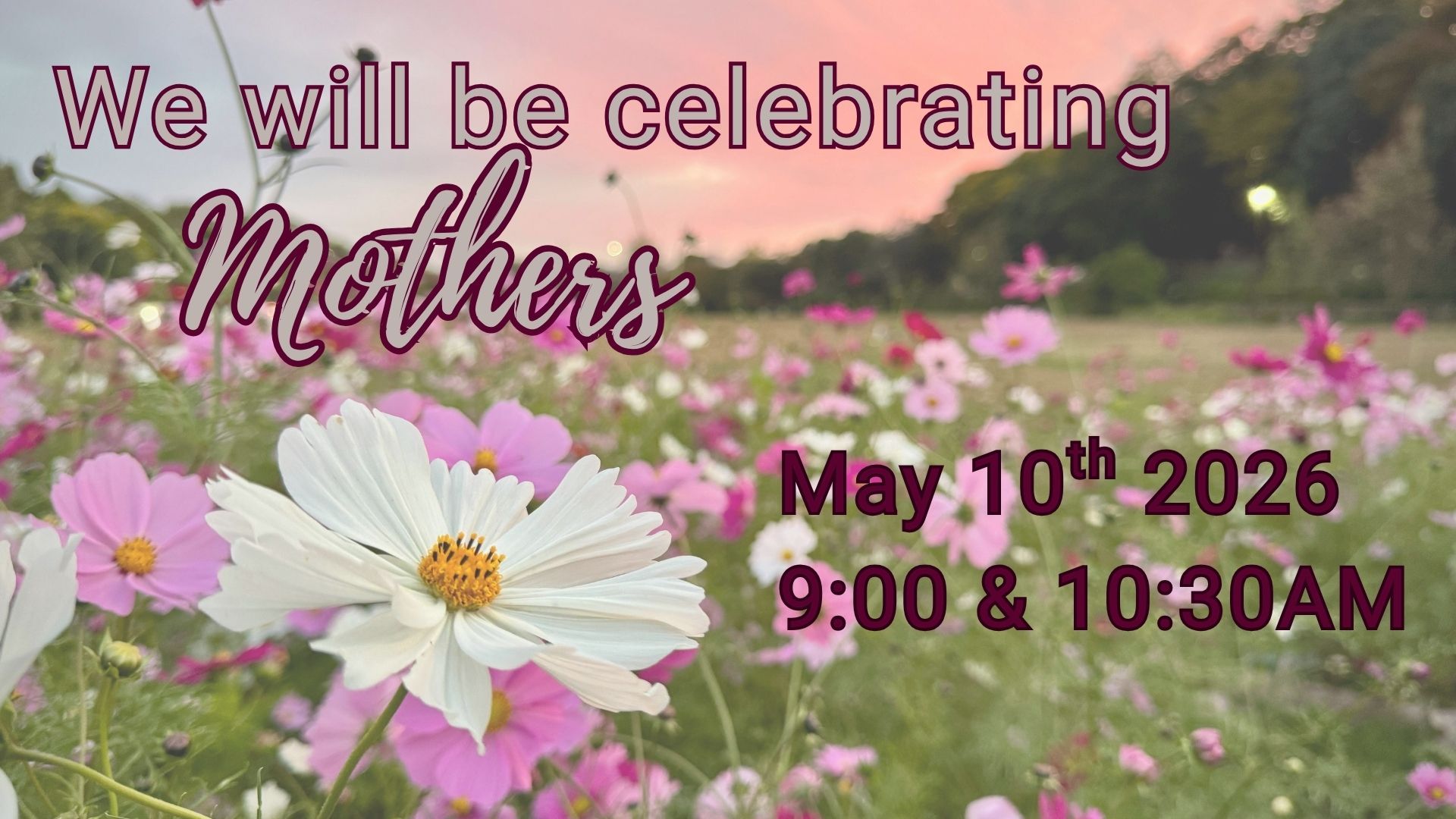 Faith Foundations banner: Cross image on a hill with 