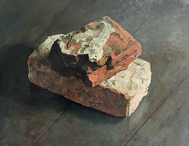 Henk Helmantel schilderij 1972 Anderhalve Kloostermop