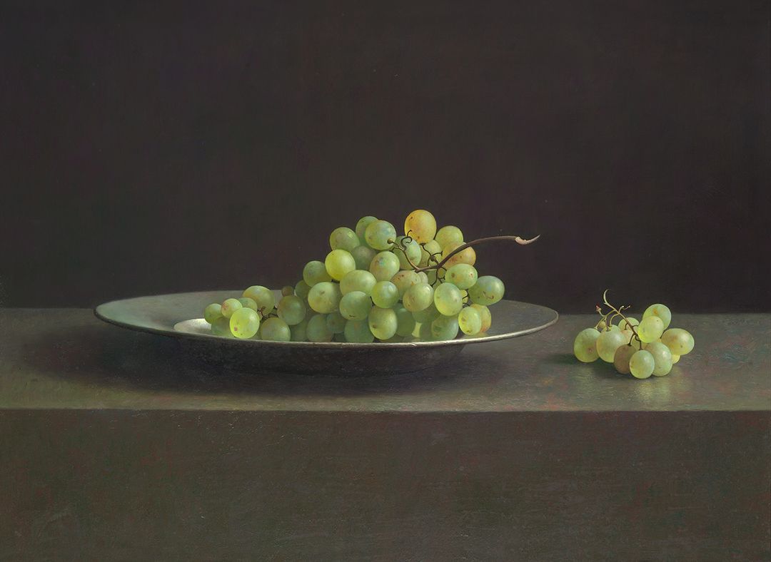 Henk Helmantel schilderij 1999 De grote druiventros