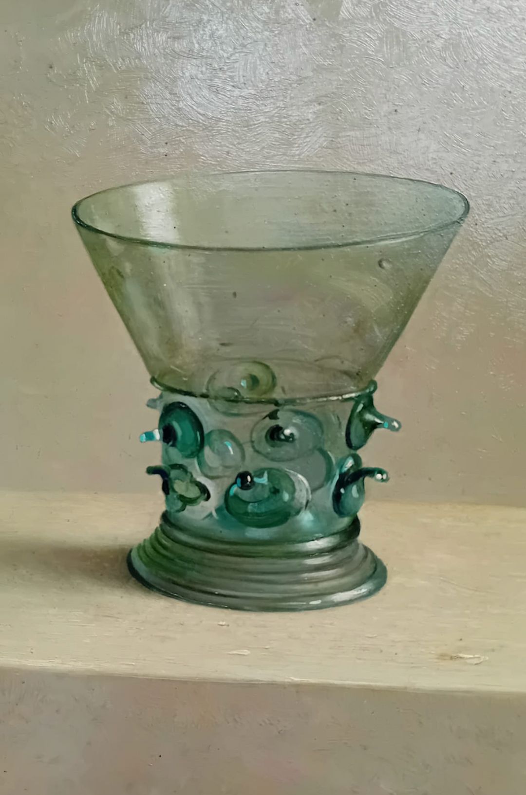 Henk Helmantel schilderij 2002 Aardewerk met drie uien