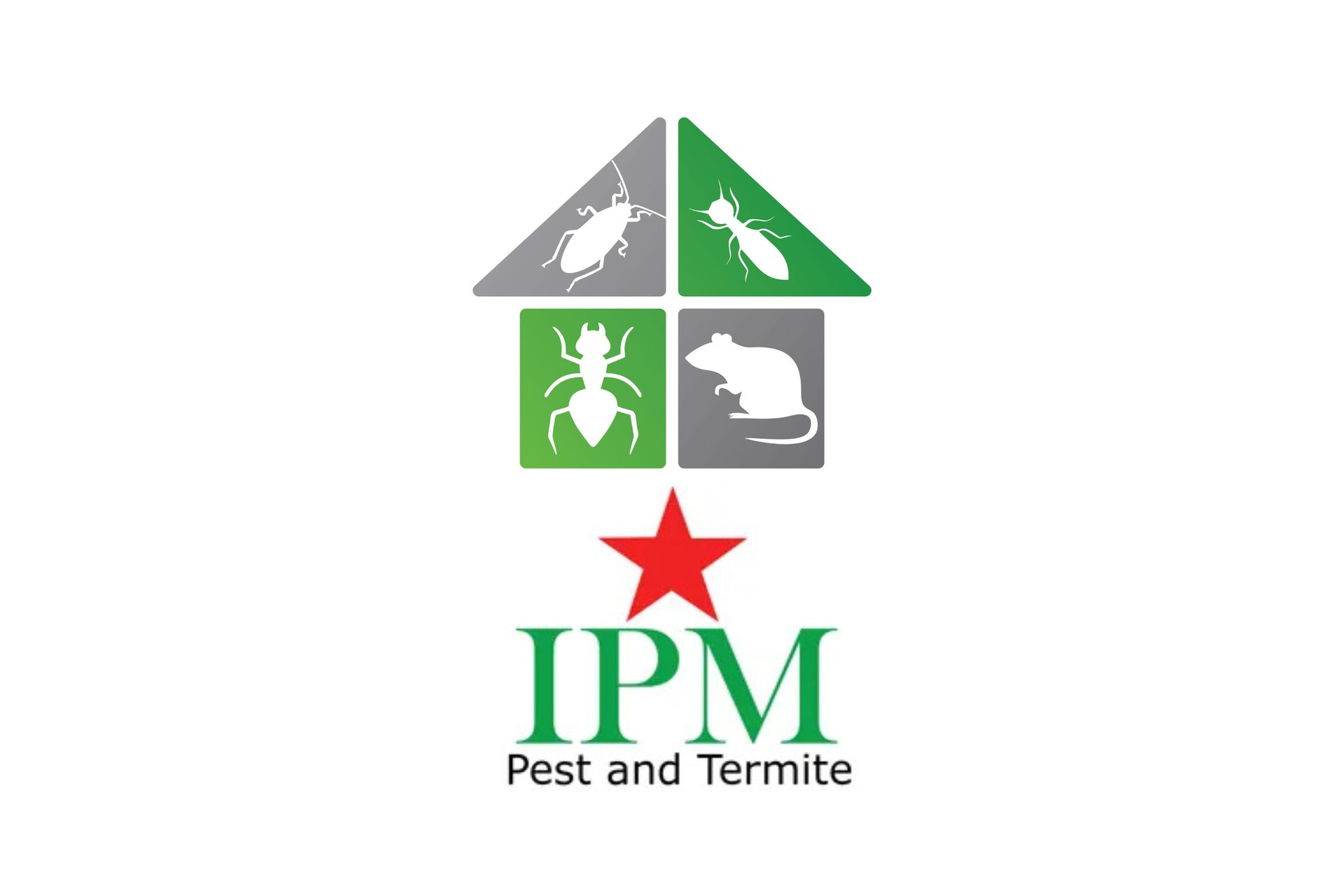 IPM Pest and Termite and House Logo